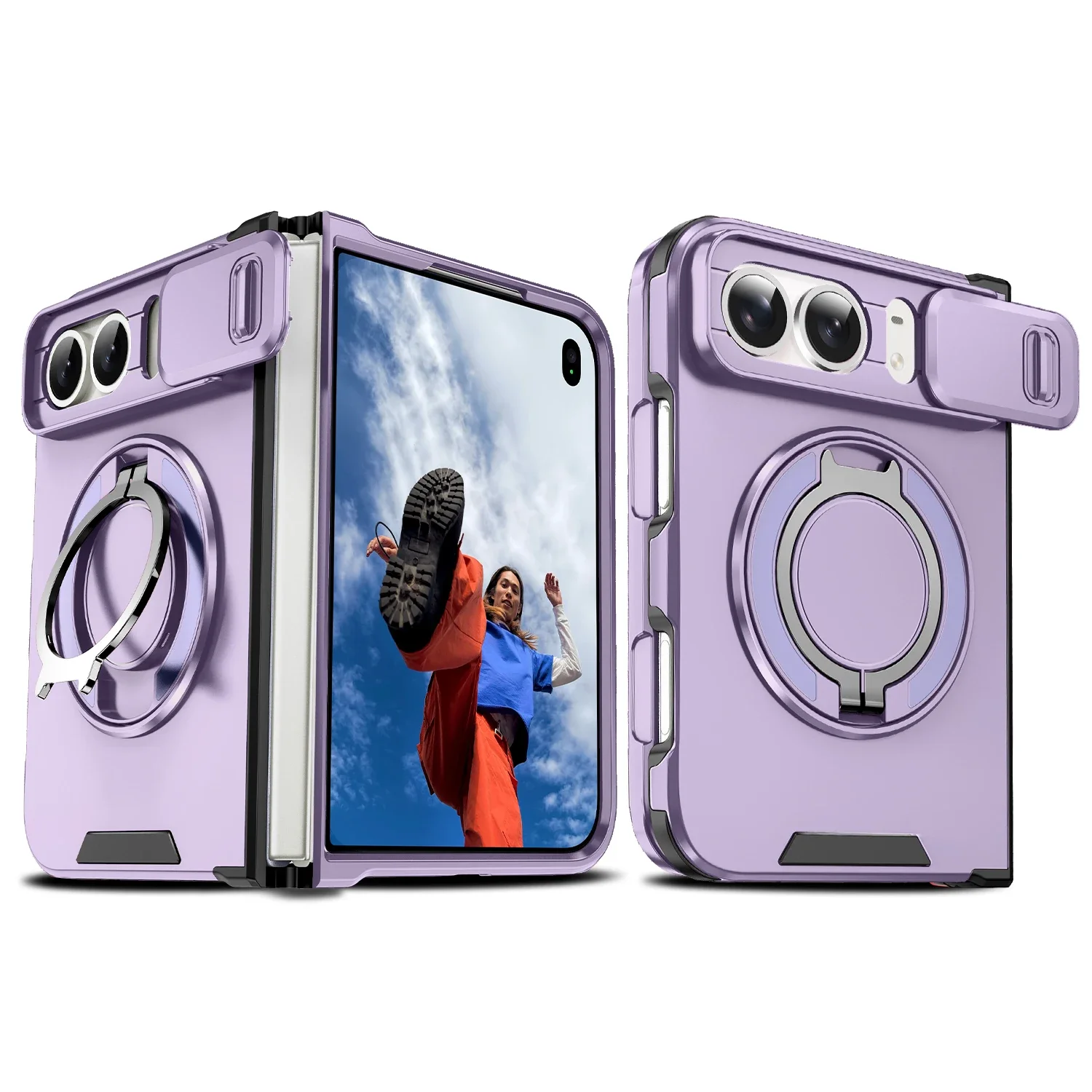 Car Phone Holder - Case for IPhone Duo, Shockproof Armor
