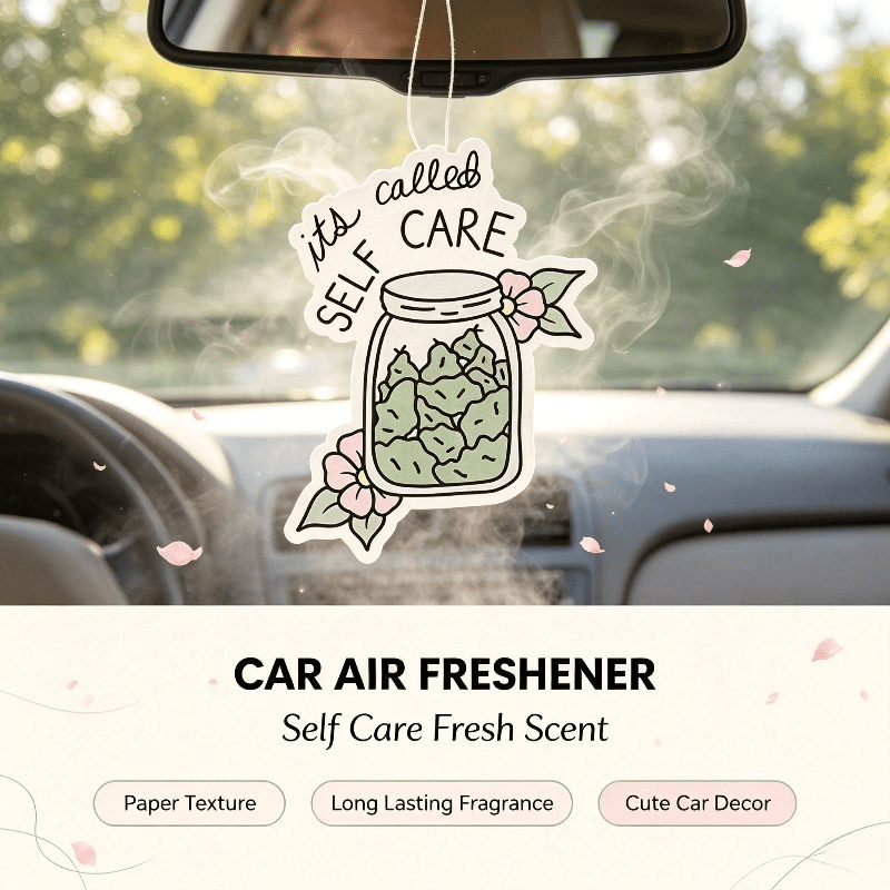 Car Air Freshener - Car Air Freshener Self Care Jar