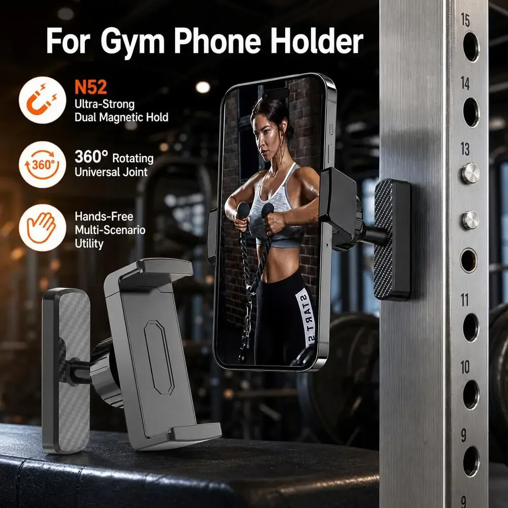 Magnetic Gym Phone Mount 360°  - Car Phone Holder review and price