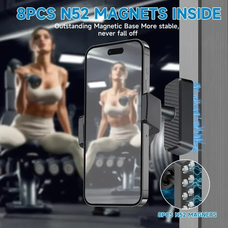 Magnetic Gym Phone Mount 360°  - Car Phone Holder review and price