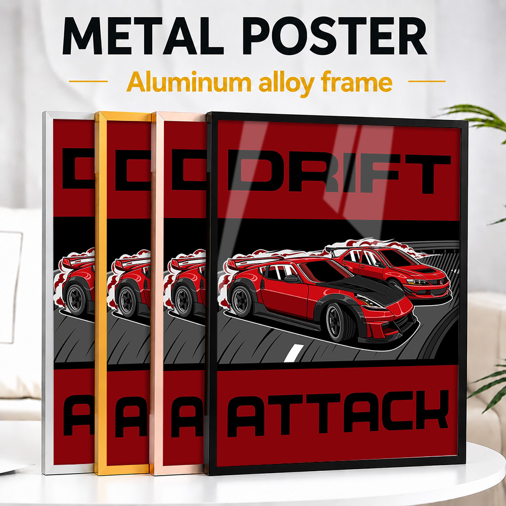 Drift Attack Cars Framed Metal - Car Mirror review and price
