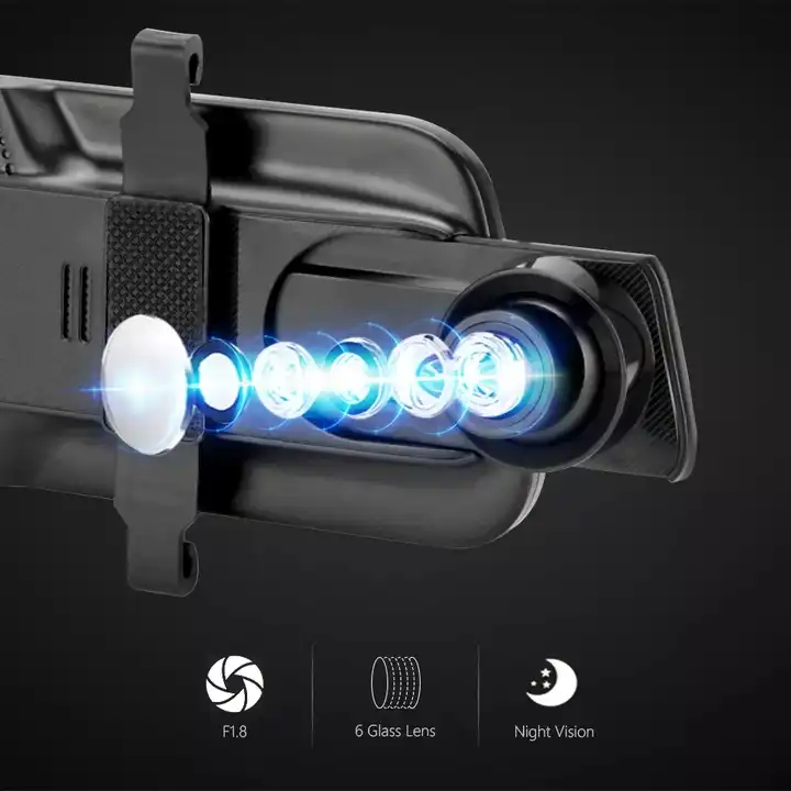 10'' Mirror Dash Cam Night Vis - Car Mirror review and price