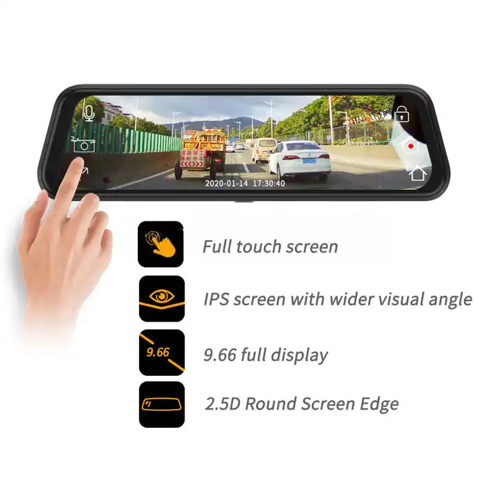 10'' Mirror Dash Cam Night Vis - Car Mirror review and price
