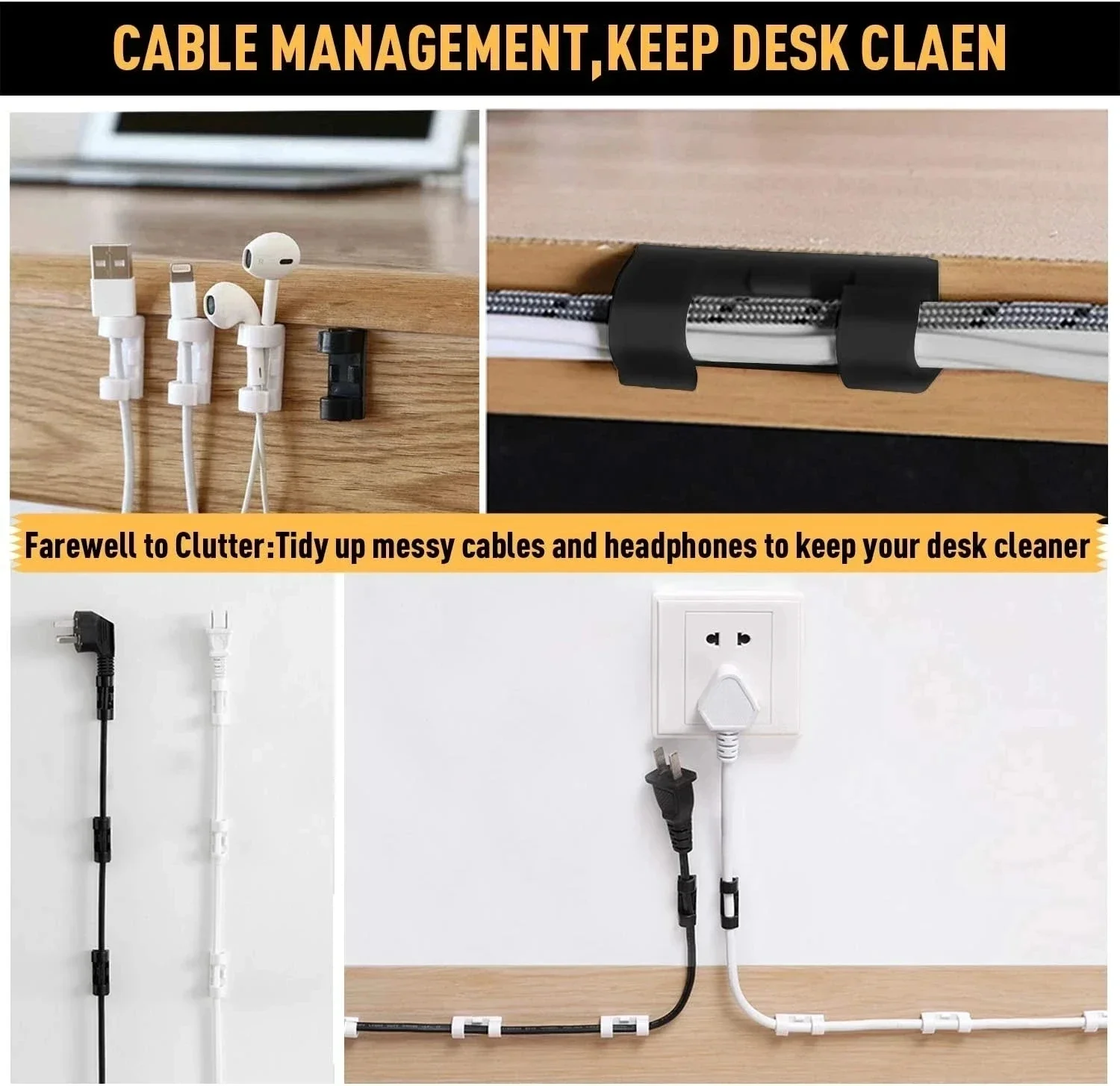 Cable Clips Organizer Drop Wir - Car Organizer review and price