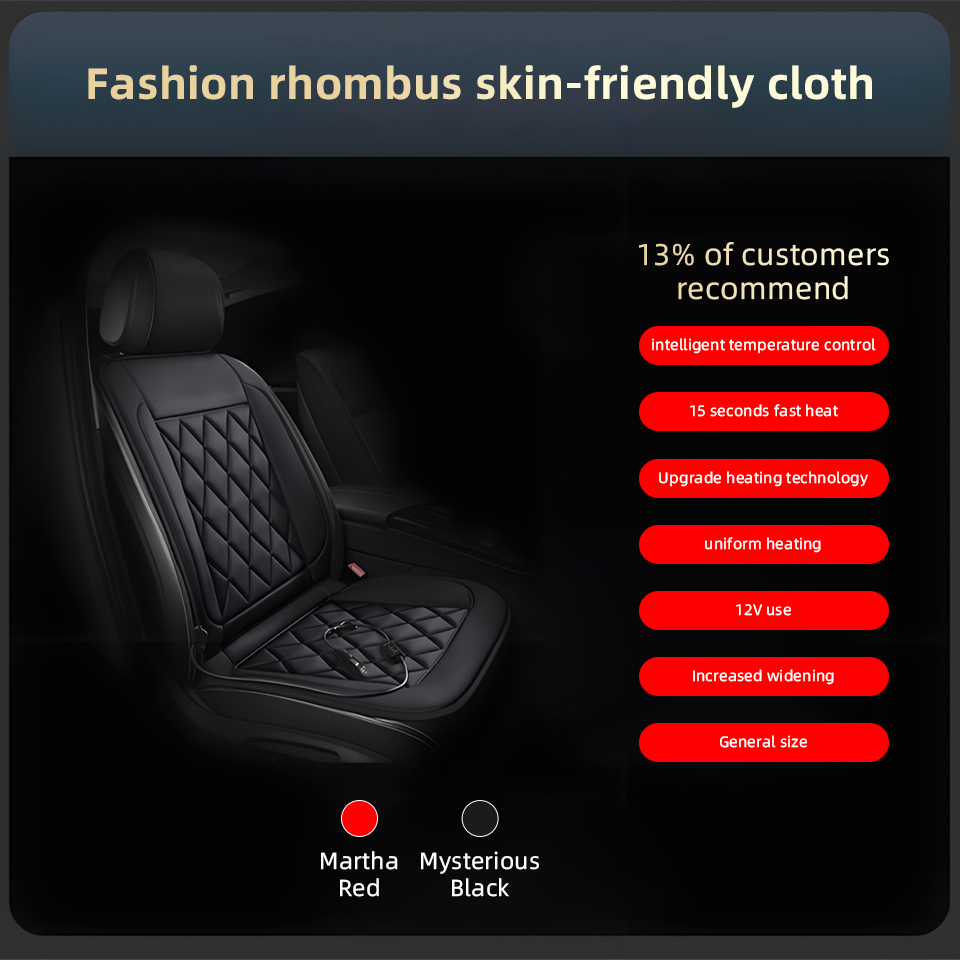 12V Universal Car Heated Seats - Car Seat Cover review and price