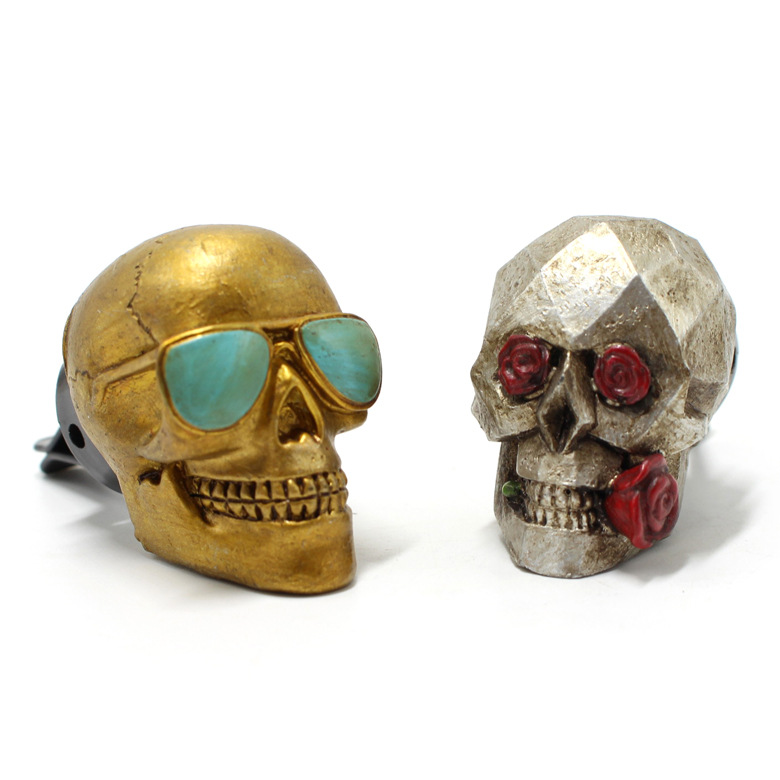 2‌pcs/set Resin Rose Skull Car - Car Air Freshener review and price