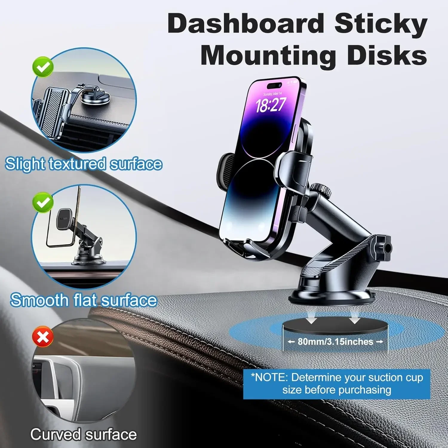 Universal Dashboard Adhesive S - Car Phone Holder review and price
